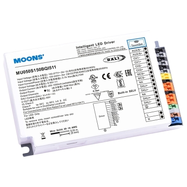 MU050S150BQI511-1-50W DALI双路输出系列 MU050S150BQI511-1-50W DALI双路输出系列