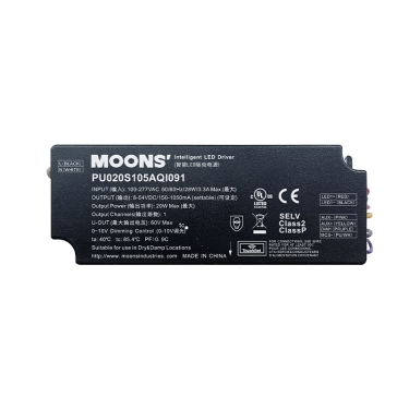 PU020S105AQI091-1-20W 0-10V单路输出系列 PU020S105AQI091-1-20W 0-10V单路输出系列